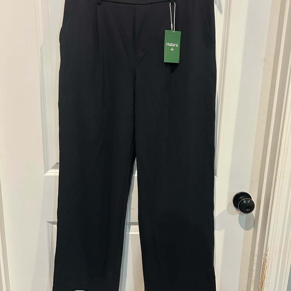 HALARA Black Straight-Leg Women's Trousers